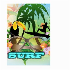 Surfing Large Garden Flag (two Sides)