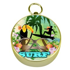 Surfing Gold Compasses