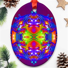 Abstract 6 Ornament (oval)  by icarusismartdesigns