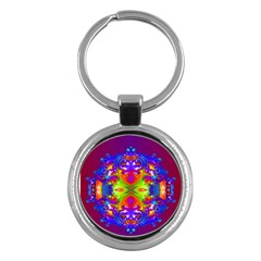 Abstract 6 Key Chains (round)  by icarusismartdesigns