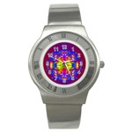 Abstract 6 Stainless Steel Watches Front