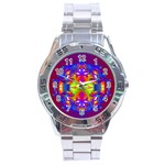 Abstract 6 Stainless Steel Men s Watch Front