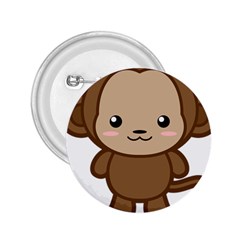 Kawaii Monkey 2 25  Buttons