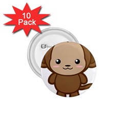 Kawaii Monkey 1 75  Buttons (10 Pack)