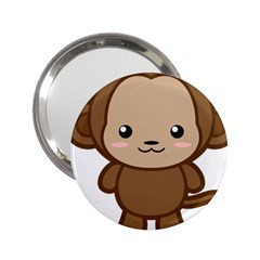 Kawaii Monkey 2 25  Handbag Mirrors