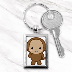 Kawaii Monkey Key Chains (rectangle) 