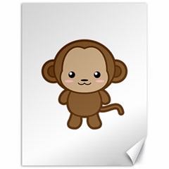 Kawaii Monkey Canvas 18  X 24   by KawaiiKawaii