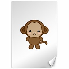 Kawaii Monkey Canvas 20  X 30   by KawaiiKawaii