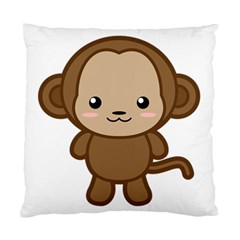 Kawaii Monkey Standard Cushion Case (one Side) 