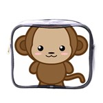 Kawaii Monkey Mini Toiletries Bags Front