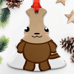 Kawaii Monkey Christmas Tree Ornament (2 Sides)