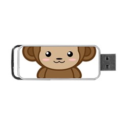 Kawaii Monkey Portable Usb Flash (one Side)