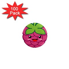 Raspberry 1  Mini Magnets (100 Pack) 