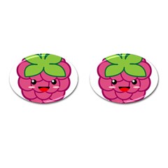 Raspberry Cufflinks (oval)