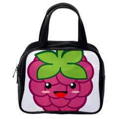 Raspberry Classic Handbags (one Side)