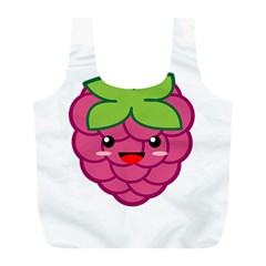 Raspberry Full Print Recycle Bags (l) 