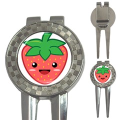 Kawaii Strawberry 3-in-1 Golf Divots by KawaiiKawaii