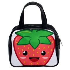 Kawaii Strawberry Classic Handbags (2 Sides)