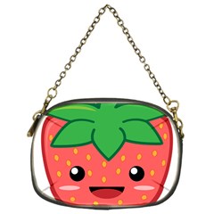 Kawaii Strawberry Chain Purses (one Side) 