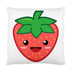 Kawaii Strawberry Standard Cushion Case (one Side) 