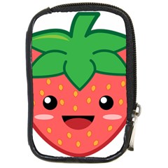 Kawaii Strawberry Compact Camera Cases