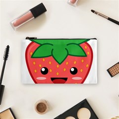 Kawaii Strawberry Cosmetic Bag (small) 