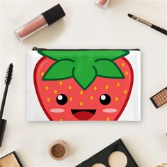 Kawaii Strawberry Cosmetic Bag (medium) 