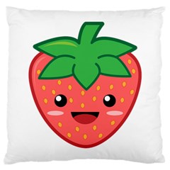 Kawaii Strawberry Large Cushion Cases (one Side) 