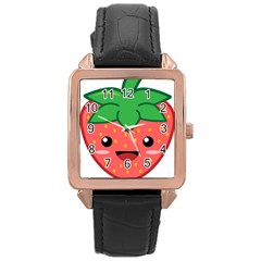 Kawaii Strawberry Rose Gold Watches by KawaiiKawaii