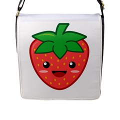 Kawaii Strawberry Flap Messenger Bag (l) 