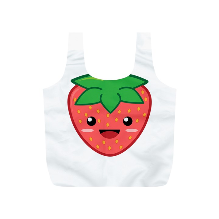 Kawaii Strawberry Full Print Recycle Bags (S) 