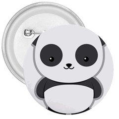 Kawaii Panda 3  Buttons