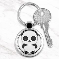 Kawaii Panda Key Chains (round) 