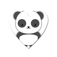 Kawaii Panda Heart Magnet