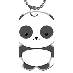 Kawaii Panda Dog Tag (two Sides)