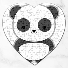 Kawaii Panda Jigsaw Puzzle (heart)