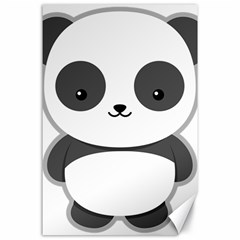 Kawaii Panda Canvas 24  X 36 