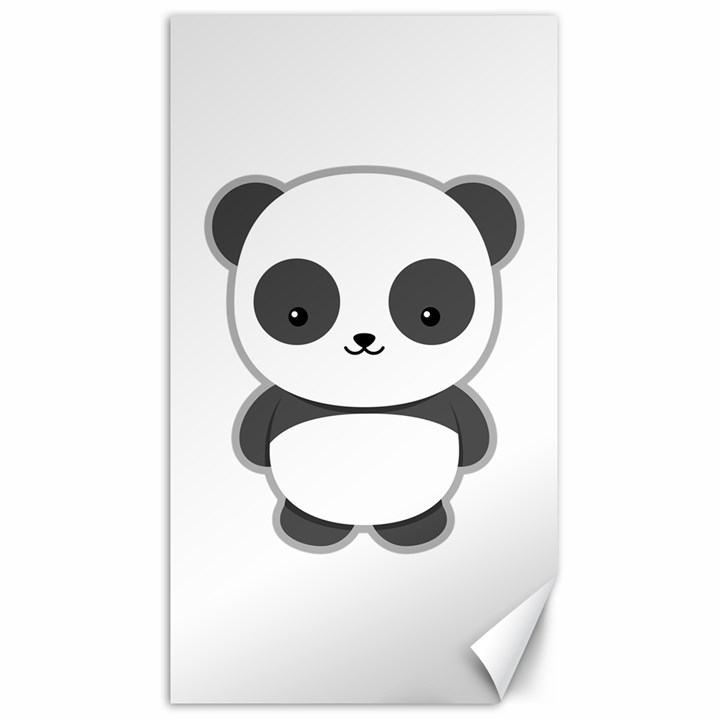 Kawaii Panda Canvas 40  x 72  