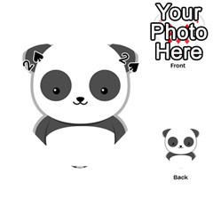 Kawaii Panda Playing Cards 54 (heart)  by KawaiiKawaii