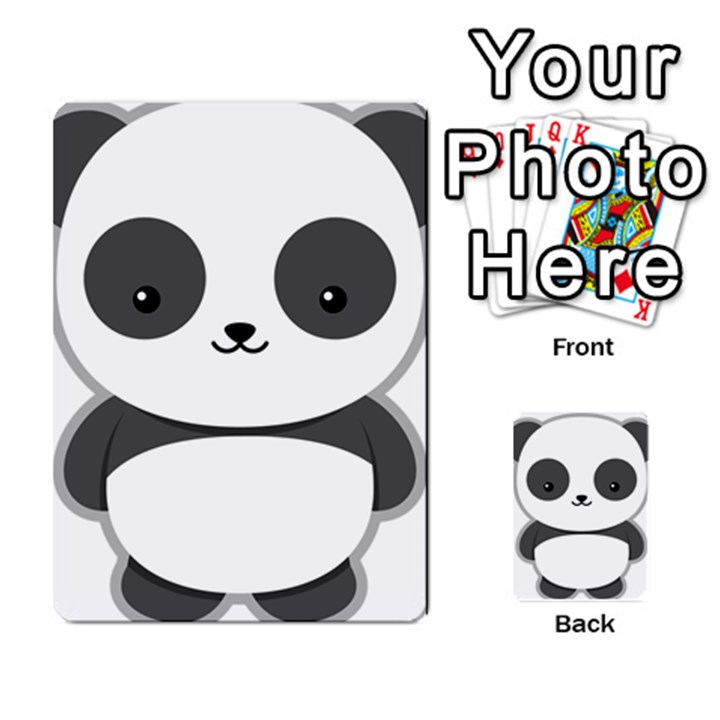 Kawaii Panda Multi-purpose Cards (Rectangle) 