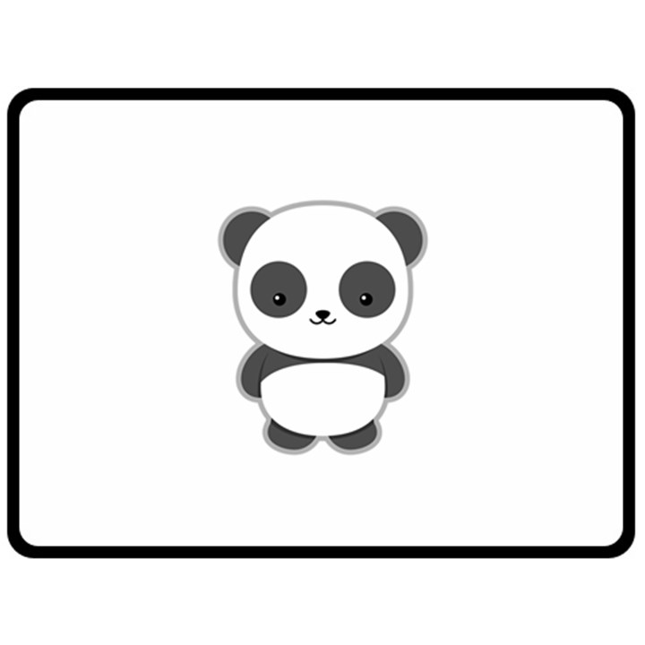 Kawaii Panda Fleece Blanket (Large) 