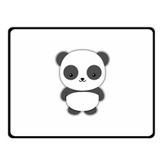 Kawaii Panda Fleece Blanket (small)