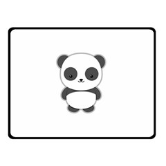 Kawaii Panda Double Sided Fleece Blanket (small) 