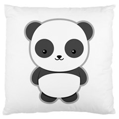 Kawaii Panda Standard Flano Cushion Cases (one Side) 