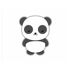 Kawaii Panda Double Sided Flano Blanket (medium) 