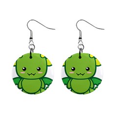 Kawaii Dragon Mini Button Earrings