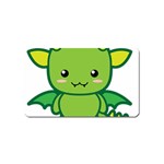 Kawaii Dragon Magnet (Name Card) Front