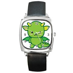 Kawaii Dragon Square Metal Watches by KawaiiKawaii