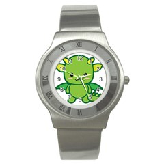 Kawaii Dragon Stainless Steel Watches