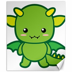 Kawaii Dragon Canvas 8  X 10 